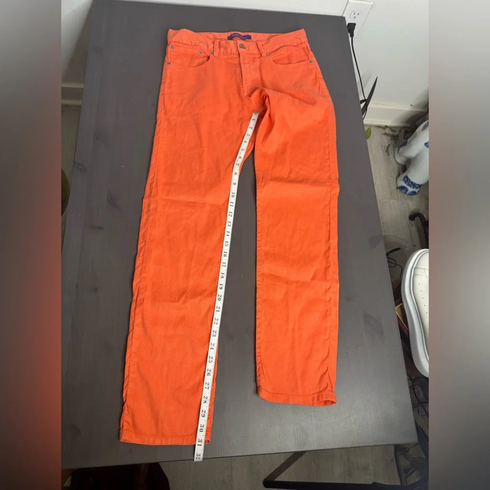 Ralph Lauren Purple Label Orange Pants - Picture 9 of 10